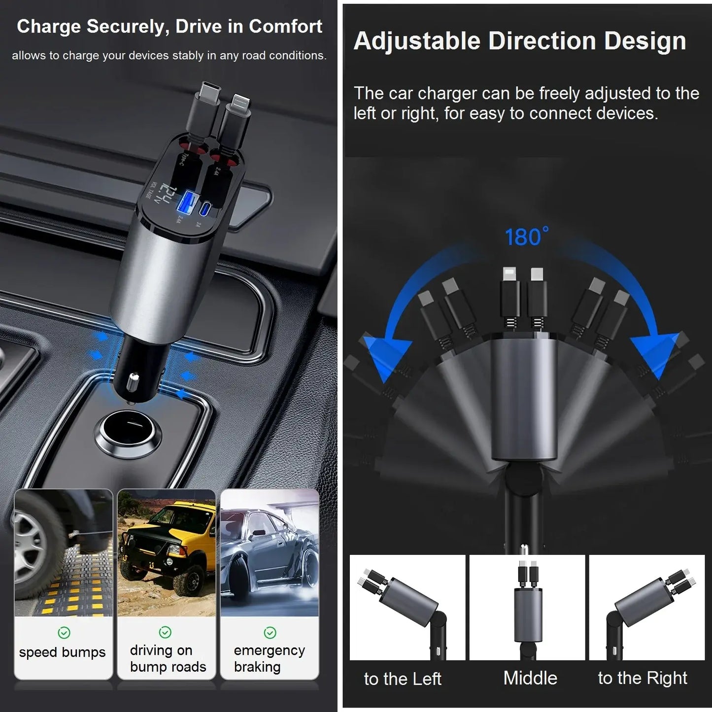 Retractable Car Charger