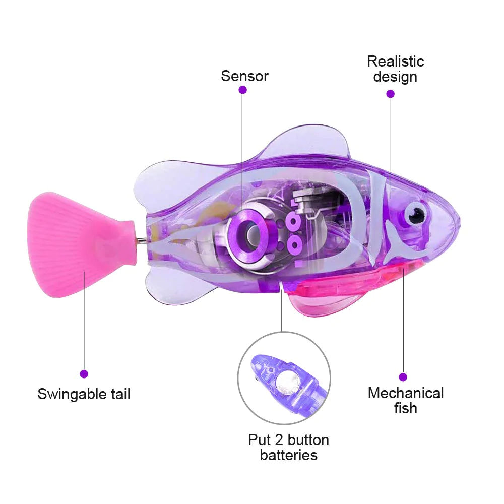 Electronic Fish Swimming Cat Toy